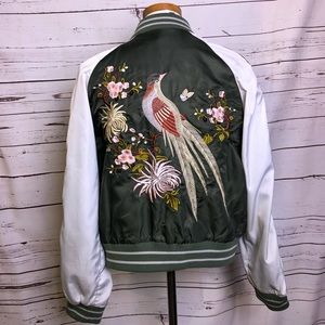 Embroidered Bomber Jacket